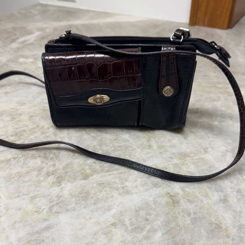 Elegant Brighton Black and Brown Women's Bag